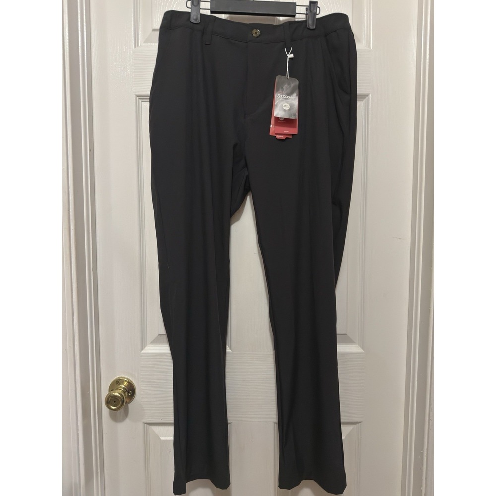 33,000' Ft Men Pants 36x30 Hi Tech Performance Black 4 Way Stretch NEW WITH Tags